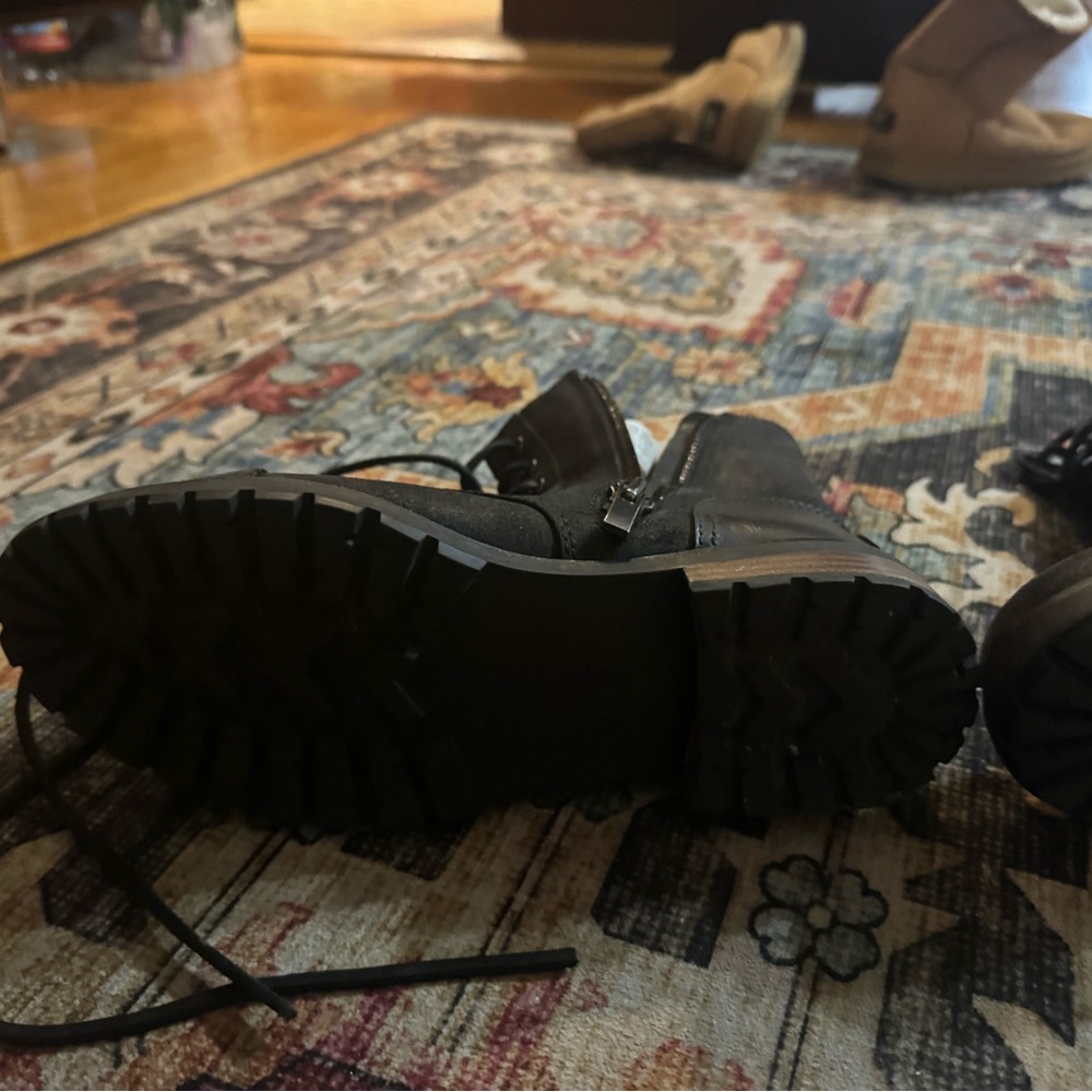 UGG Black Combat Boots - Picture 3 of 8